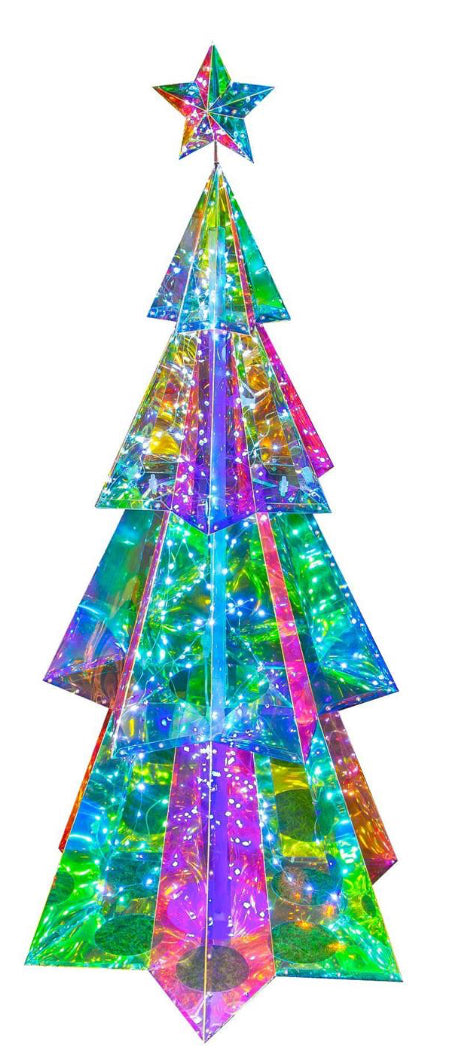 Prism Lit Christmas Trees