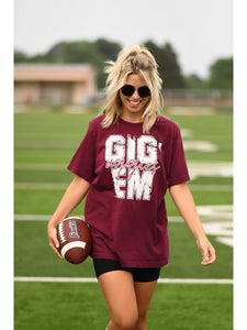 Gig Em Aggies Tee