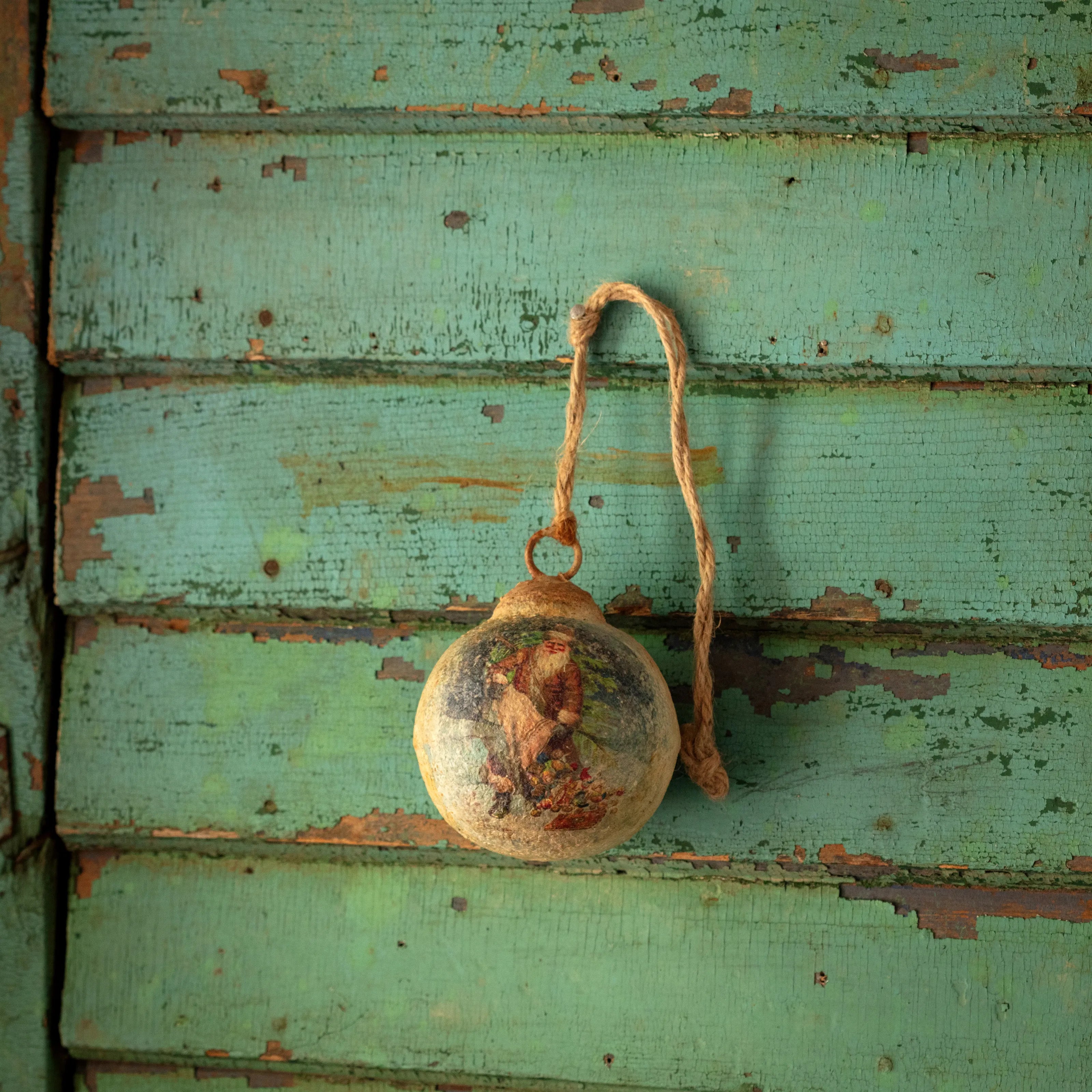 Santa Bearing Gifts Ornament
