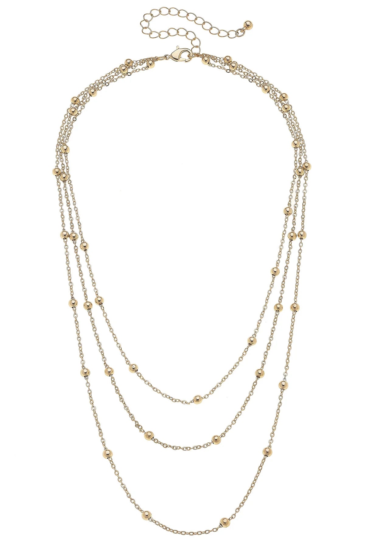 Laken 3-Row Layered Chain Necklace