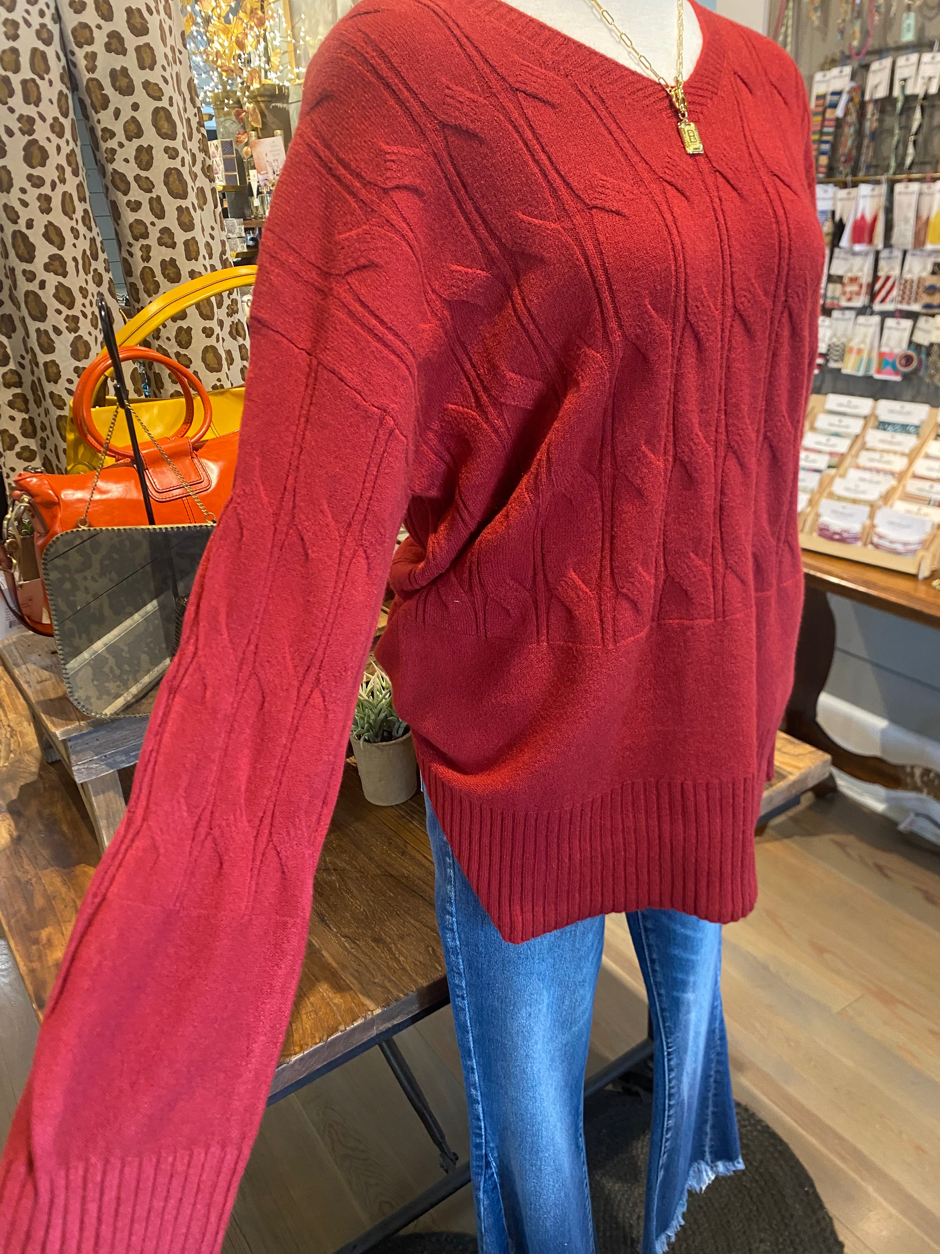 Heavenly Luxe Cable Sweater