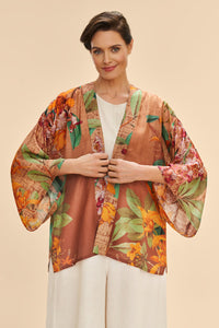 Botany Bliss in Taupe Kimono Jacket