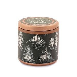 Cypress Fir Holiday Candle 3oz. Copper Tin