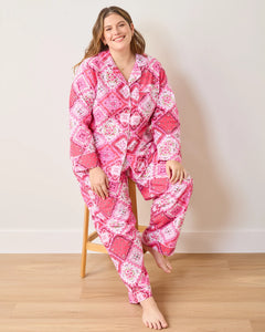 Tall Long PJ Set in Vintage Valentine (Top and Bottom sold separately)