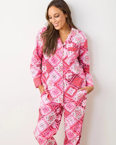 Tall Long PJ Set in Vintage Valentine (Top and Bottom sold separately)