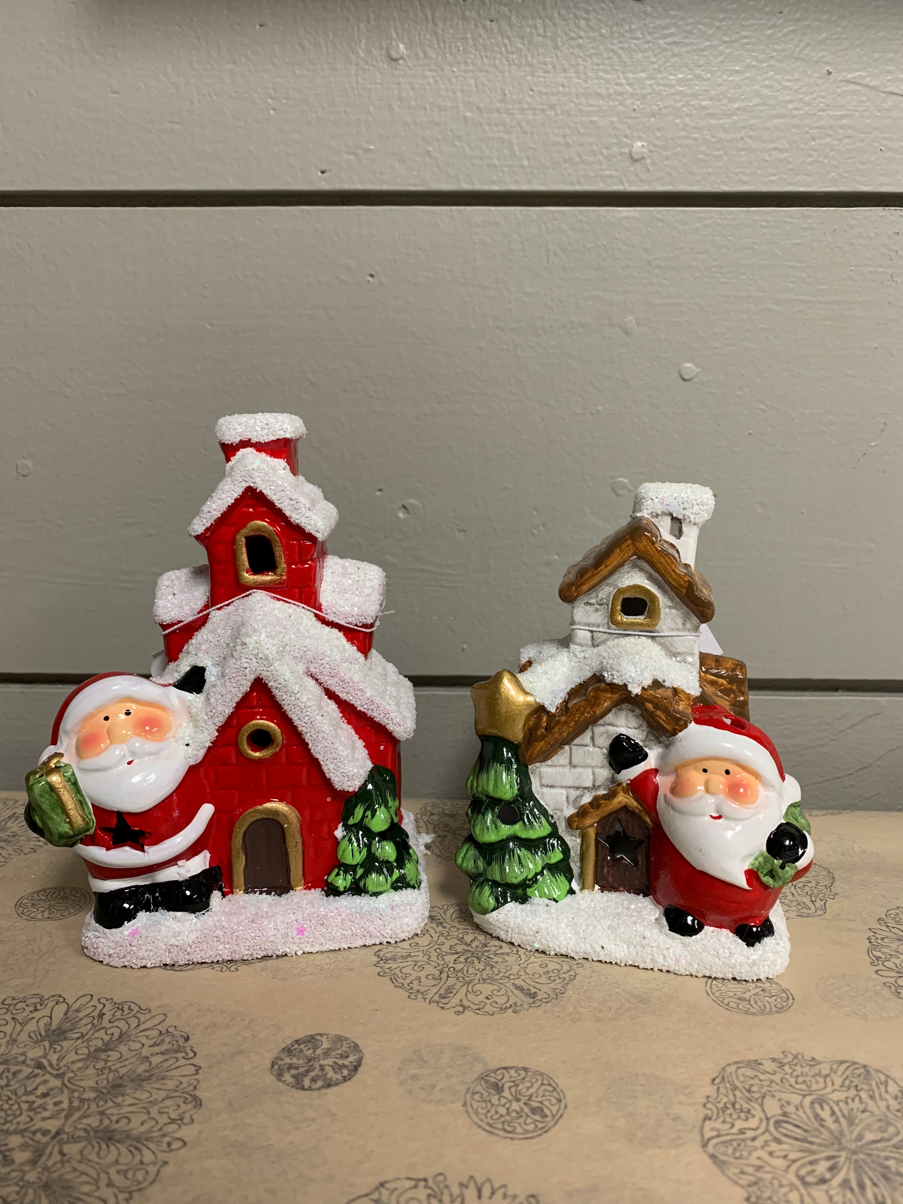 Ceramic Santa House