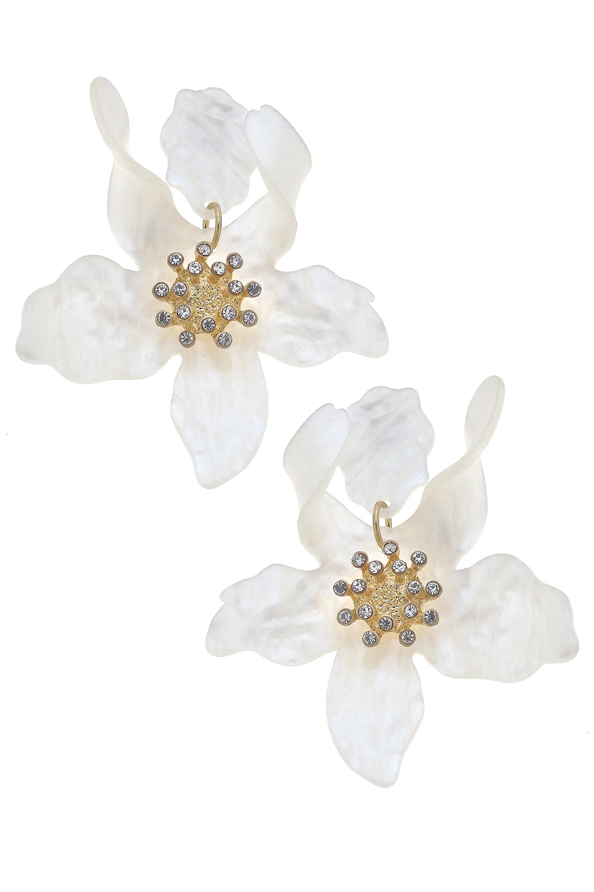 Chloe Resin Flower Earrings