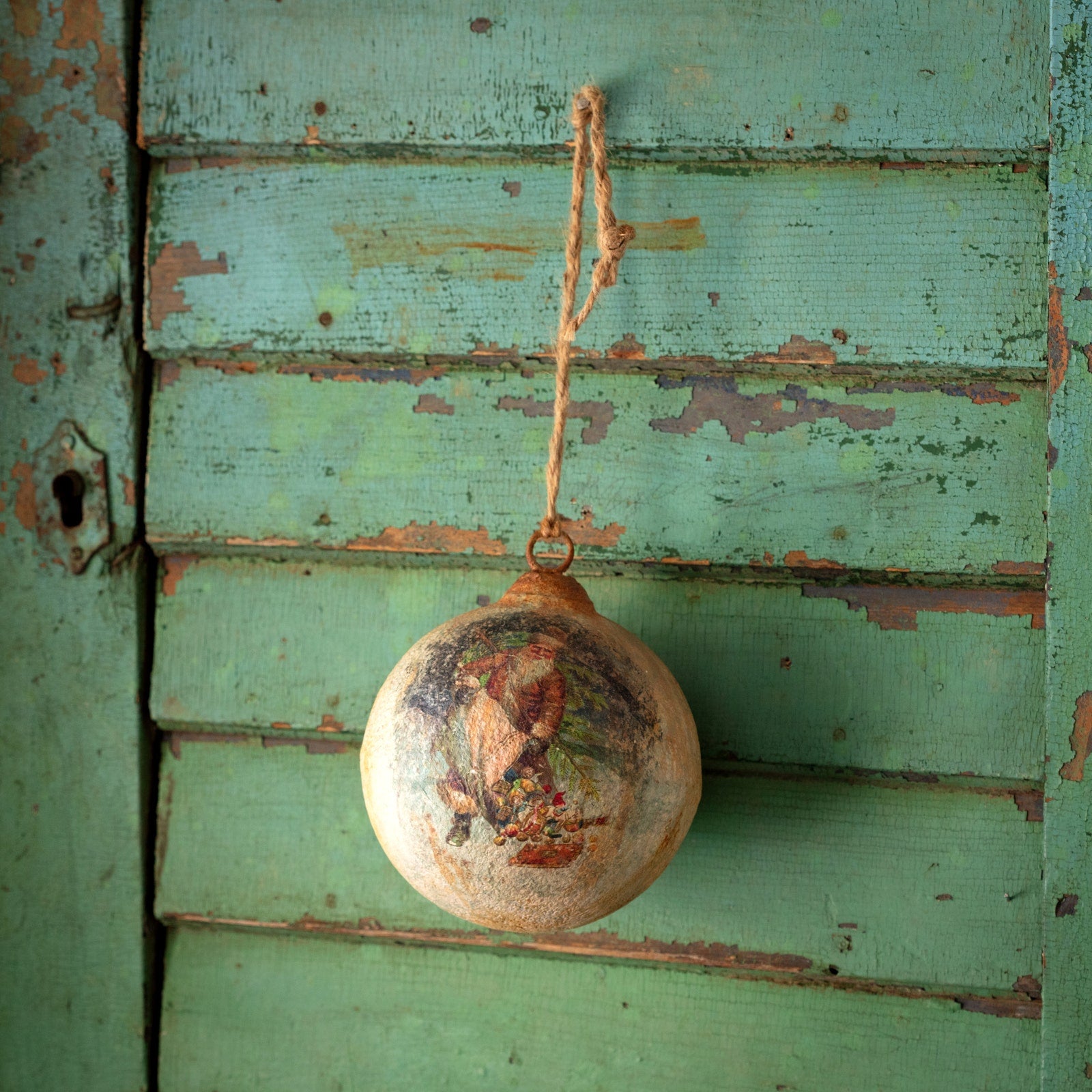 Santa Bearing Gifts Ornament
