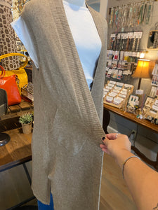 Contrast Vest with Pockets