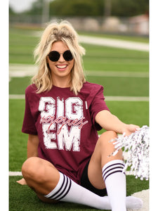 Gig Em Aggies Tee