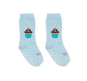 Cupcake Birthday 3D Kids Crew Sock