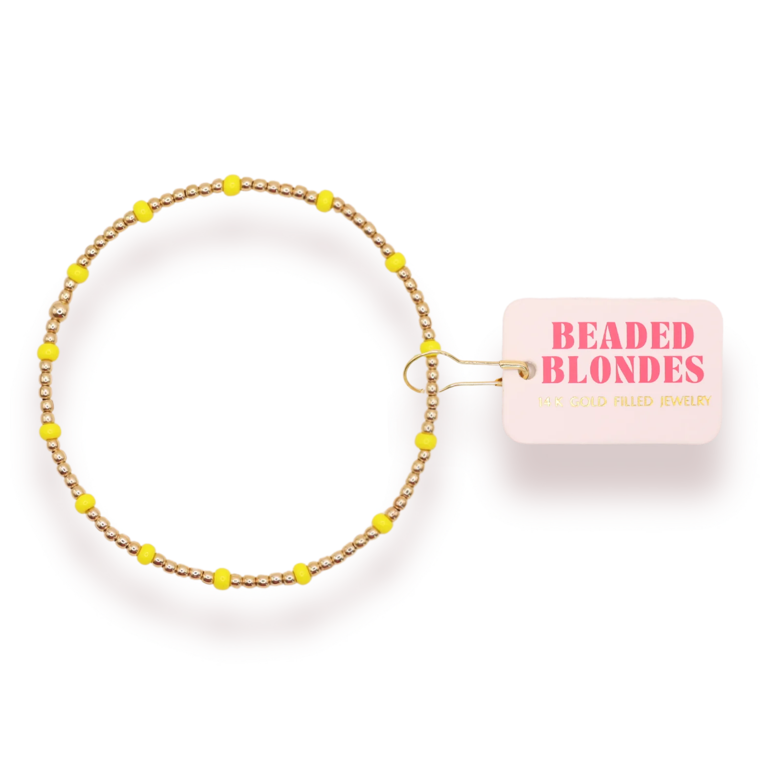 Yellow Dainty Poppi Bracelet
