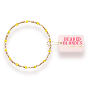 Yellow Dainty Poppi Bracelet