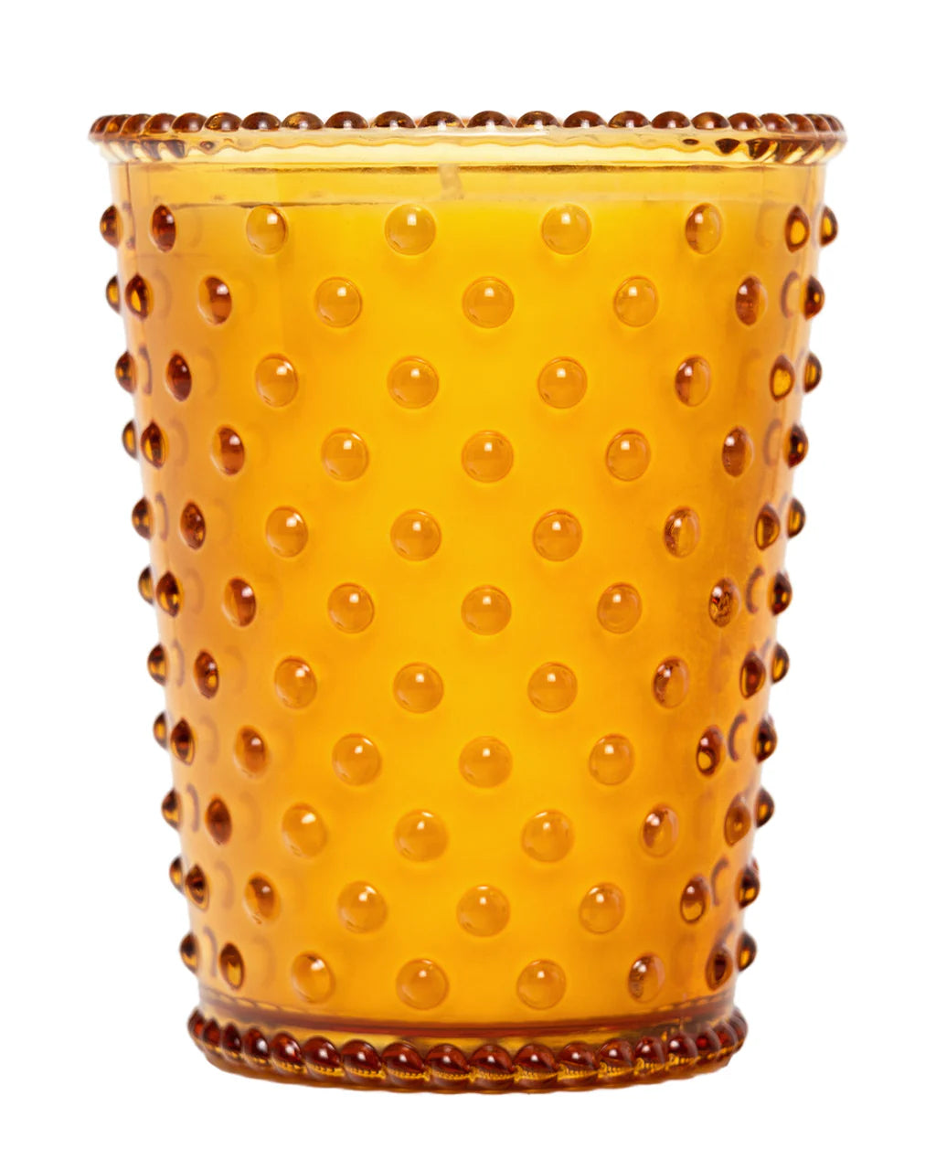 Cedarwood Bonfire Hobnail Glass Candle