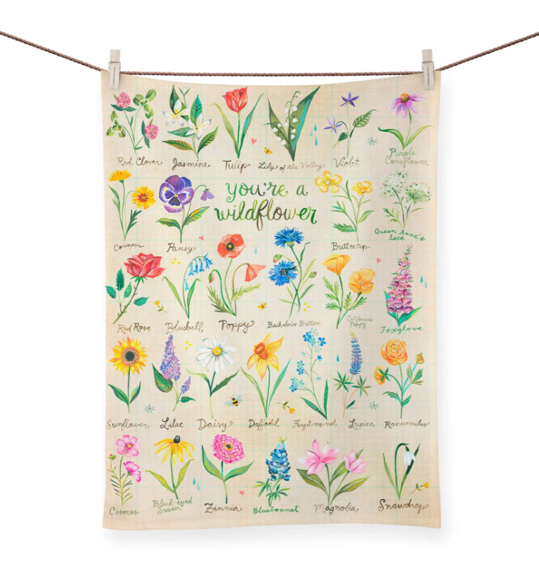 You’re A Wildflower Tea Towel