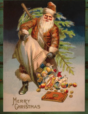 Vintage Santa Large Canvas (4 Styles)