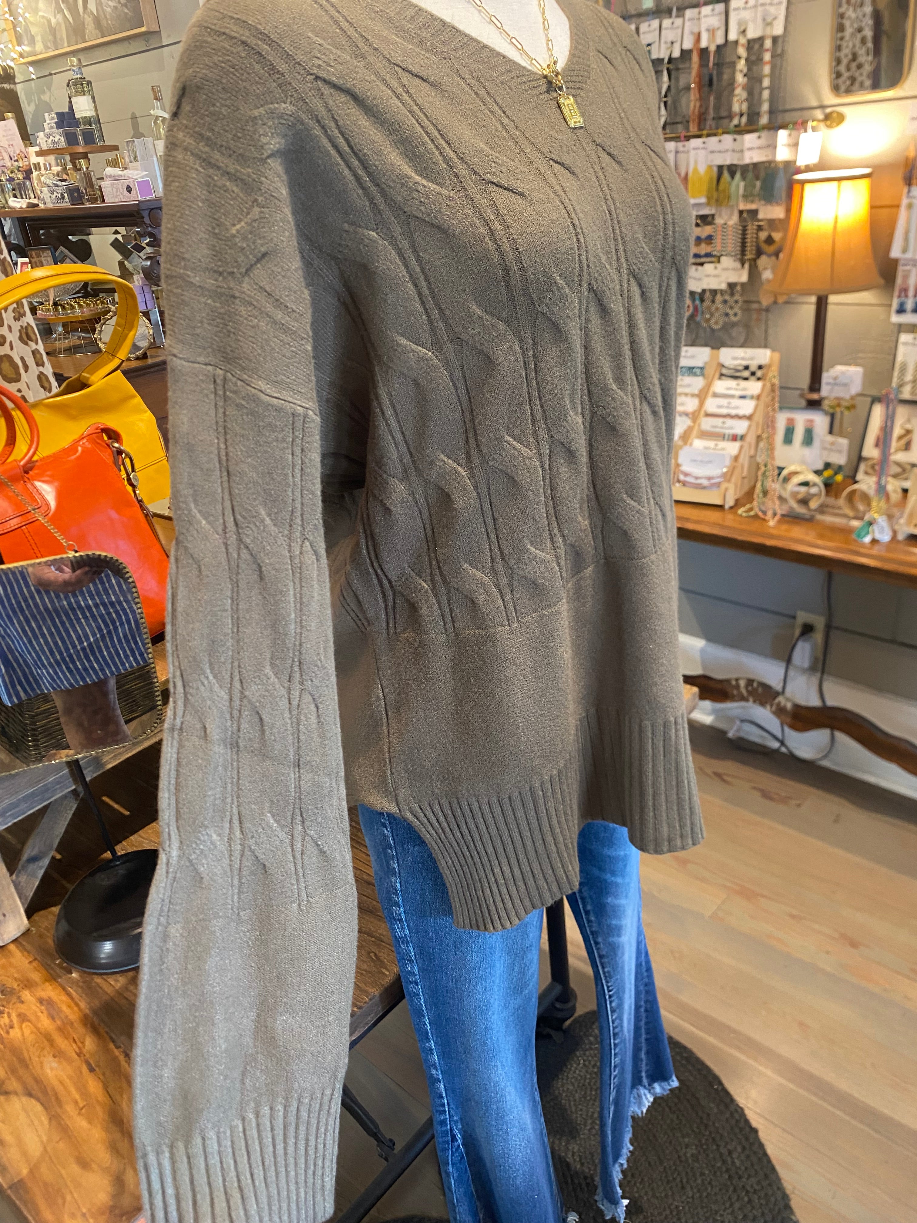 Heavenly Luxe Cable Sweater