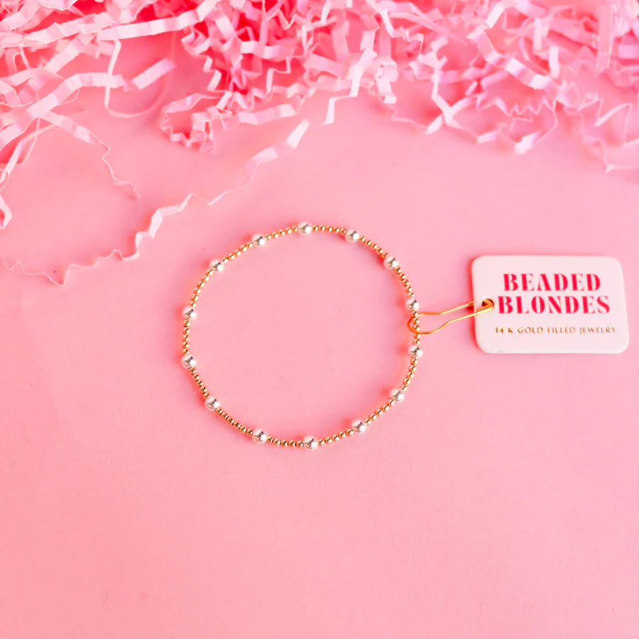 June Sliver Mix Bracelet