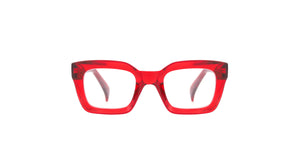 Lorena Transparent Red Glasses