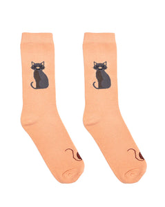 Cat 3D Crew Sock