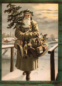 Vintage Santa Large Canvas (4 Styles)