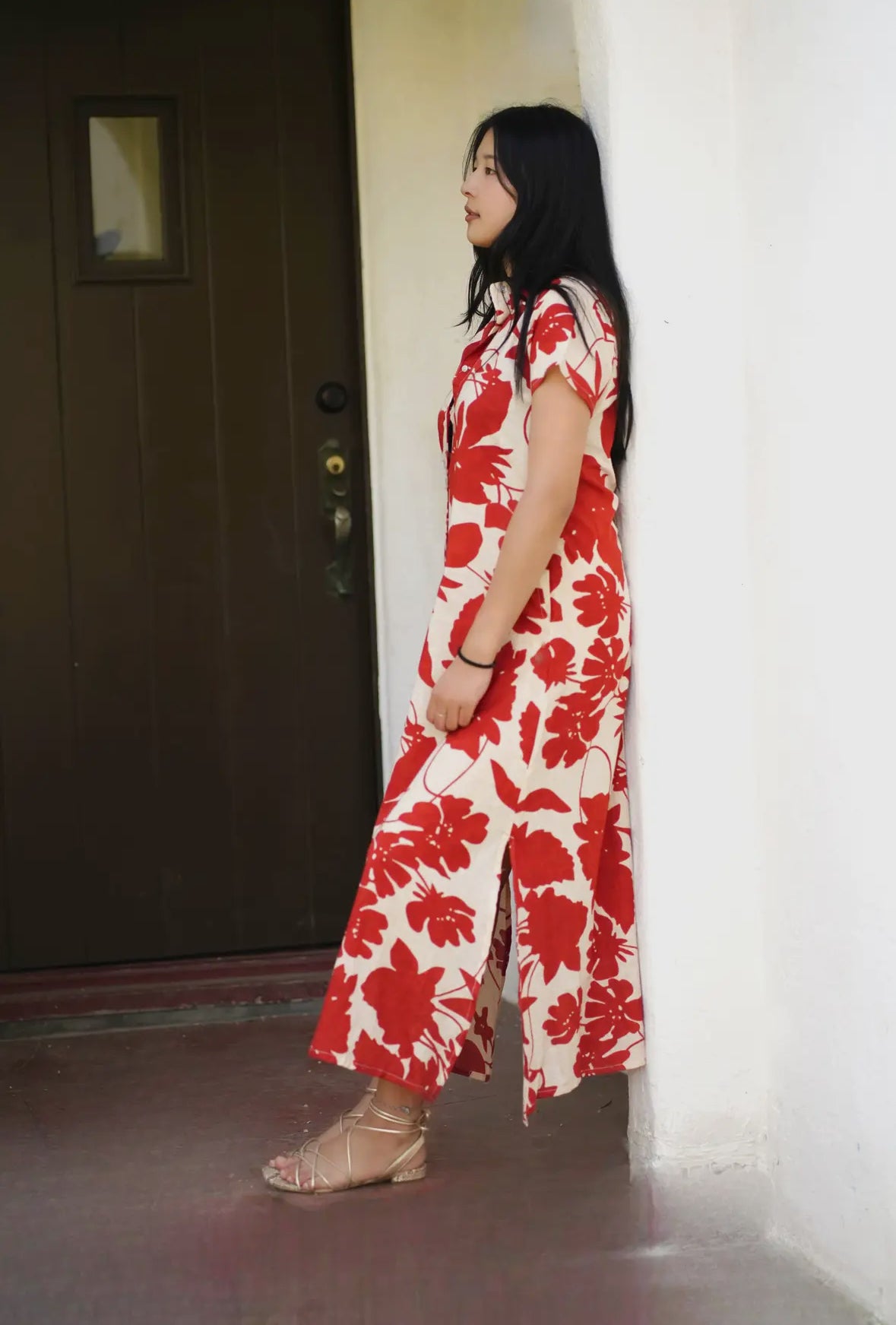 Floral Maxi Rust/Beige