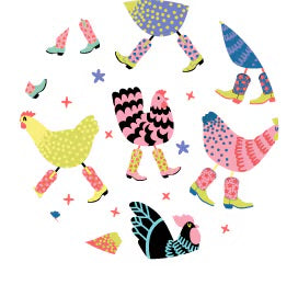 Funky Chicken Party Cup 24oz