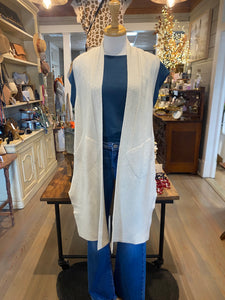 Contrast Vest with Pockets