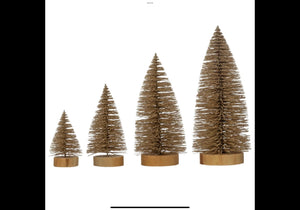 Plastic Bottle Brush Trees
