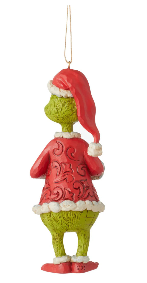 Grinch Holding Candy Cane