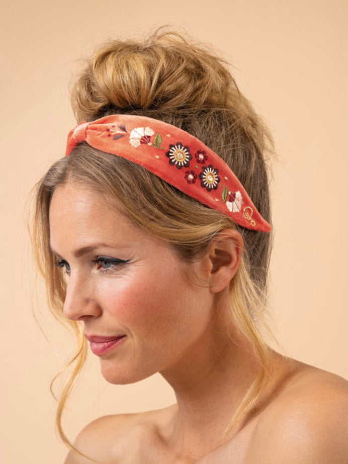 Embellished Velvet Headband