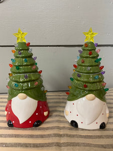 Ceramic Santa with Christmas tree hat