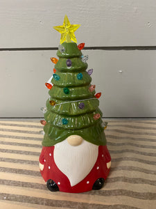 Ceramic Santa with Christmas tree hat