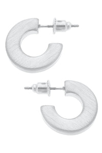 Emmy Small Flat Hoop Earrings