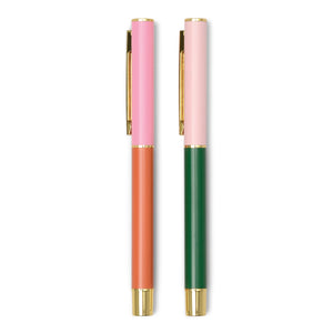 Color Block Pens - Set of 2