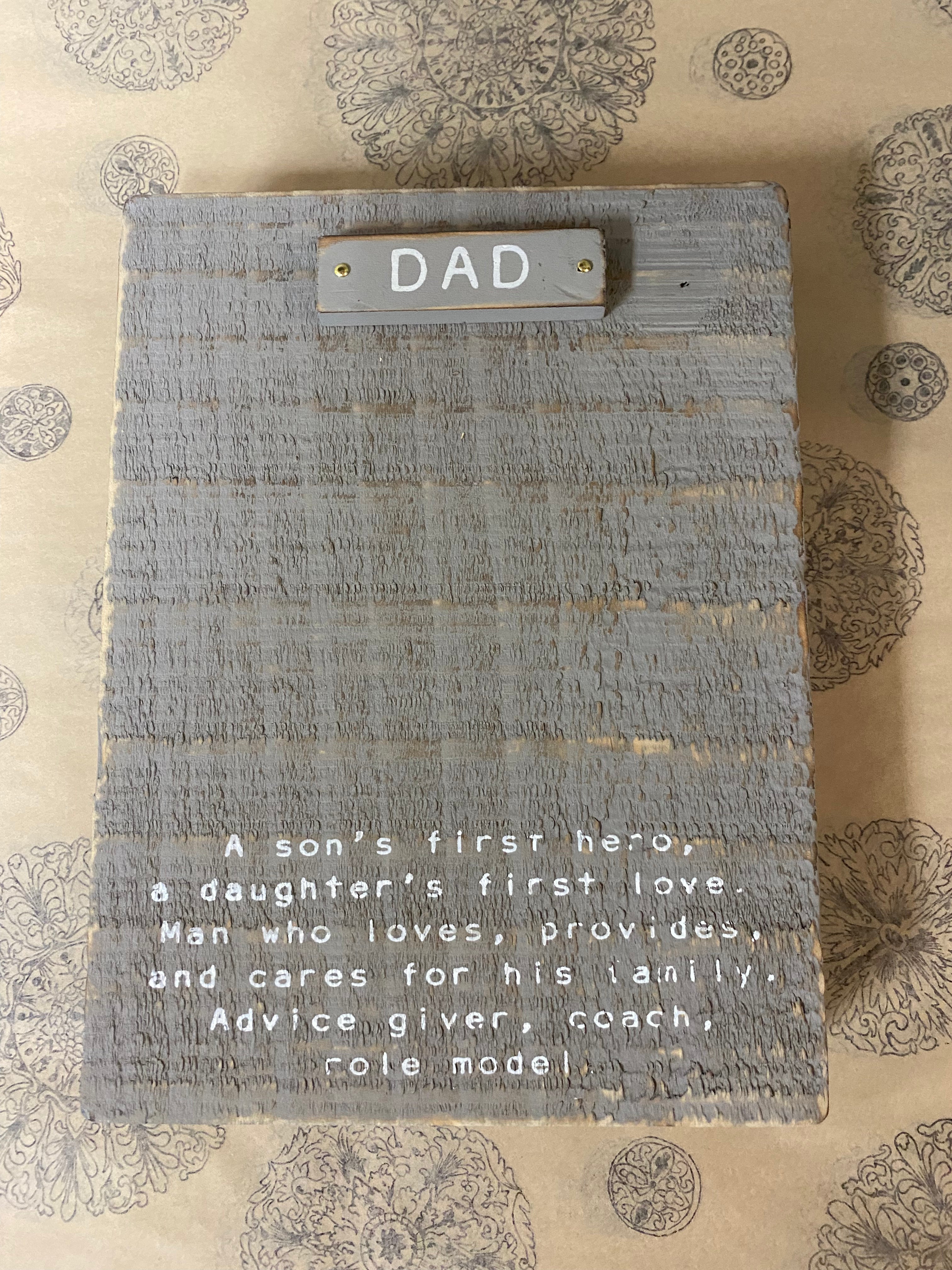 Grandma,Grandpa and Dad magnet frame