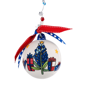 Merry Texmas Blue Bonnet Ornament