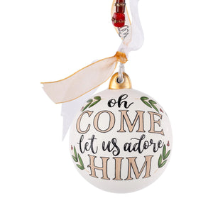 Let Us Adore Him Ornament