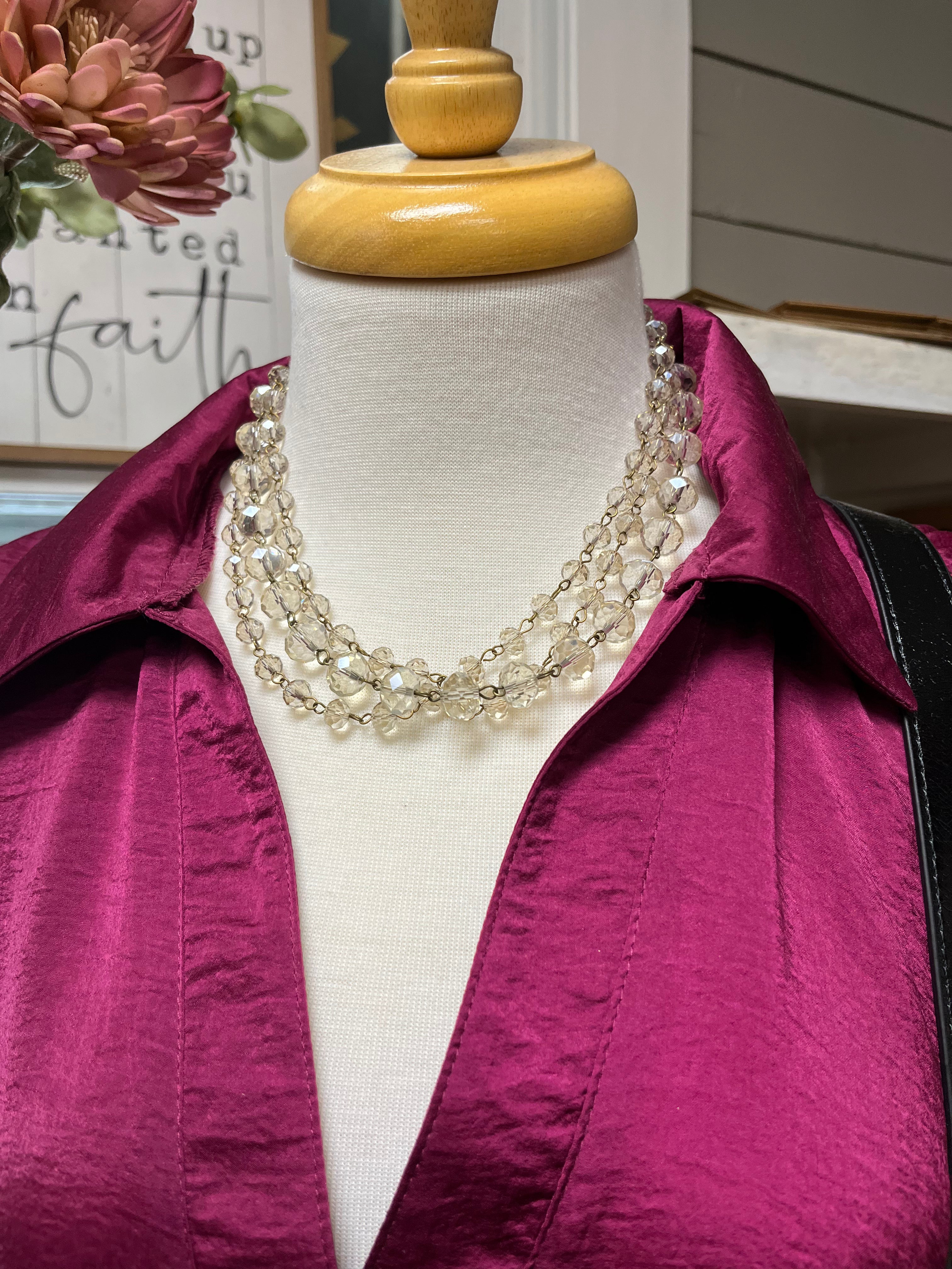 Apricot necklace