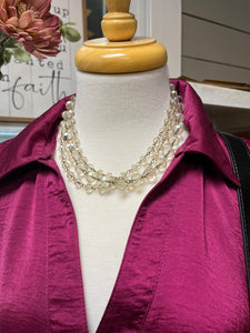 Apricot necklace