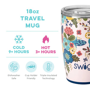 Bella Rosa Travel Mug 18oz