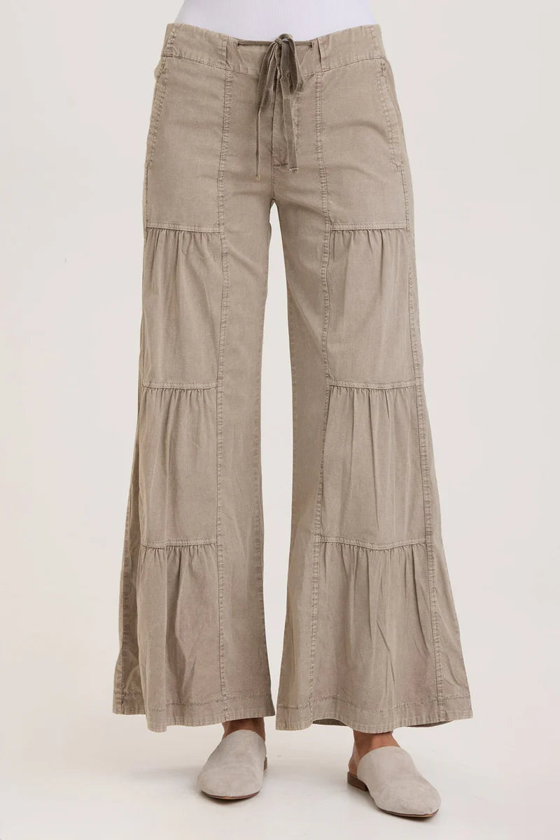 Terraced Wide Leg Pants