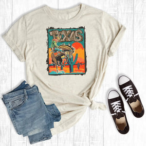 Rodeo Texas Bucking Bronco T-Shirt