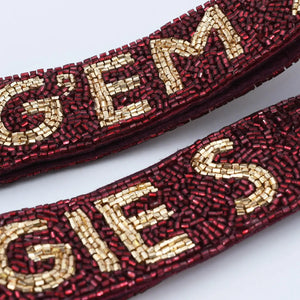 Gig'em Aggies Maroon/Gold Beaded Strap