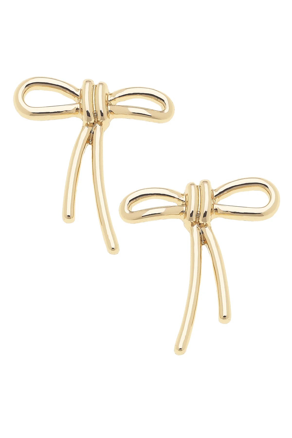 Molly Lopsided Bow Stud Earrings