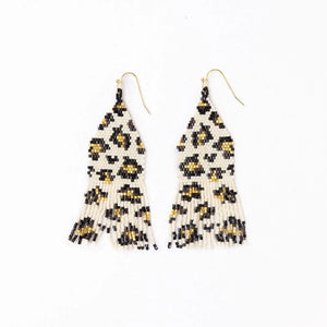Delilah Poppies Beaded  Earrings
