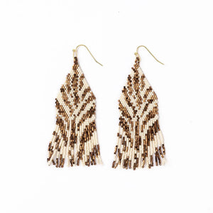 Delilah Poppies Beaded  Earrings