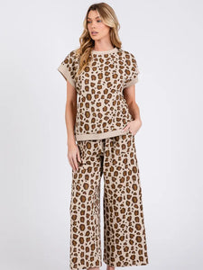 Leopard Print Scuba Set (each piece sold separately)