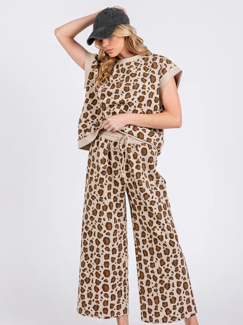 Leopard Print Scuba Set (each piece sold separately)