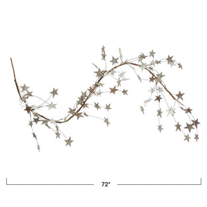 Glitter Star Garland